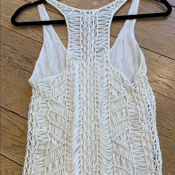 Diane von Furstenberg White Sheer crochet mini dress - Picture 8 of 8